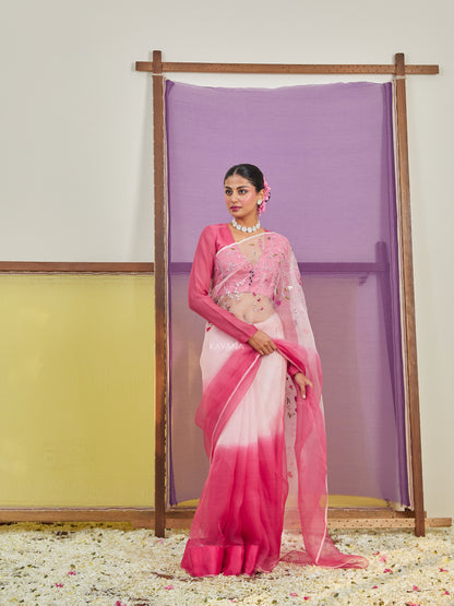 Bagh Silk Organza Saree