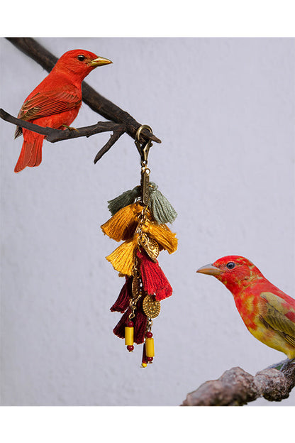 Tassel & Coin Keycharm