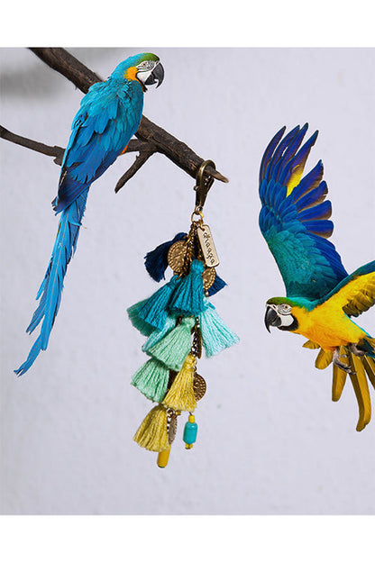 Tassel & Coin Keycharm