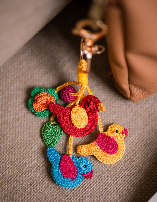 Boho Bag Charm Handcrafted - Chirpy Chidiya