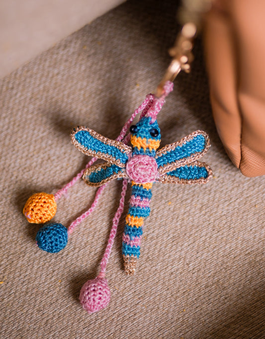 Boho Bag Charm - Handcrafted Titli