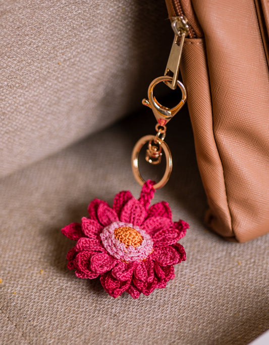 Boho Bag Charm - Gullabi Daisy