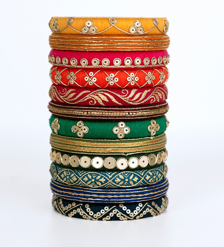 Kaya Multicolor Bangle Set