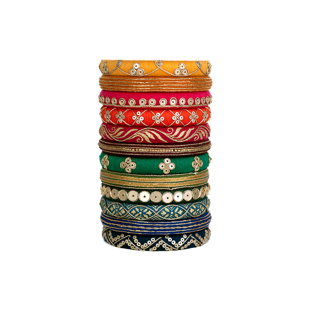 Kaya Multicolor Bangle Set