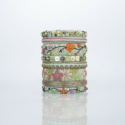 Aalia Pastel Tone Bangle Set