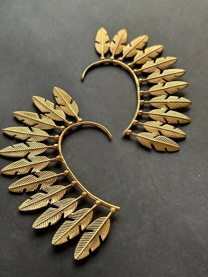 Komorebi Brass Earcuffs