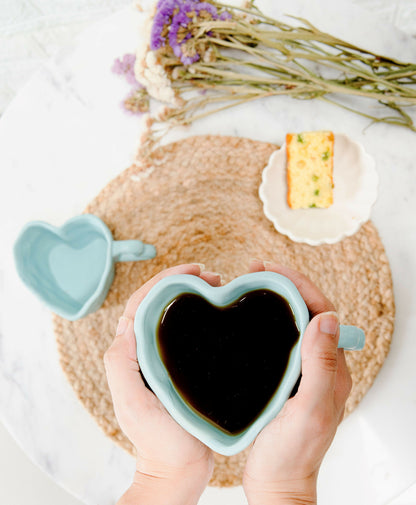 Heartfelt Blue Mug