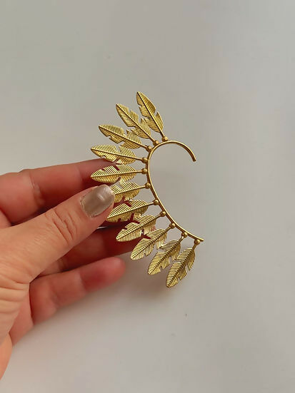 Komorebi Brass Earcuffs