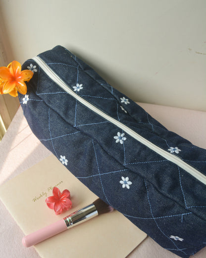 Daisy Hair Tools Puffy Denim Bag