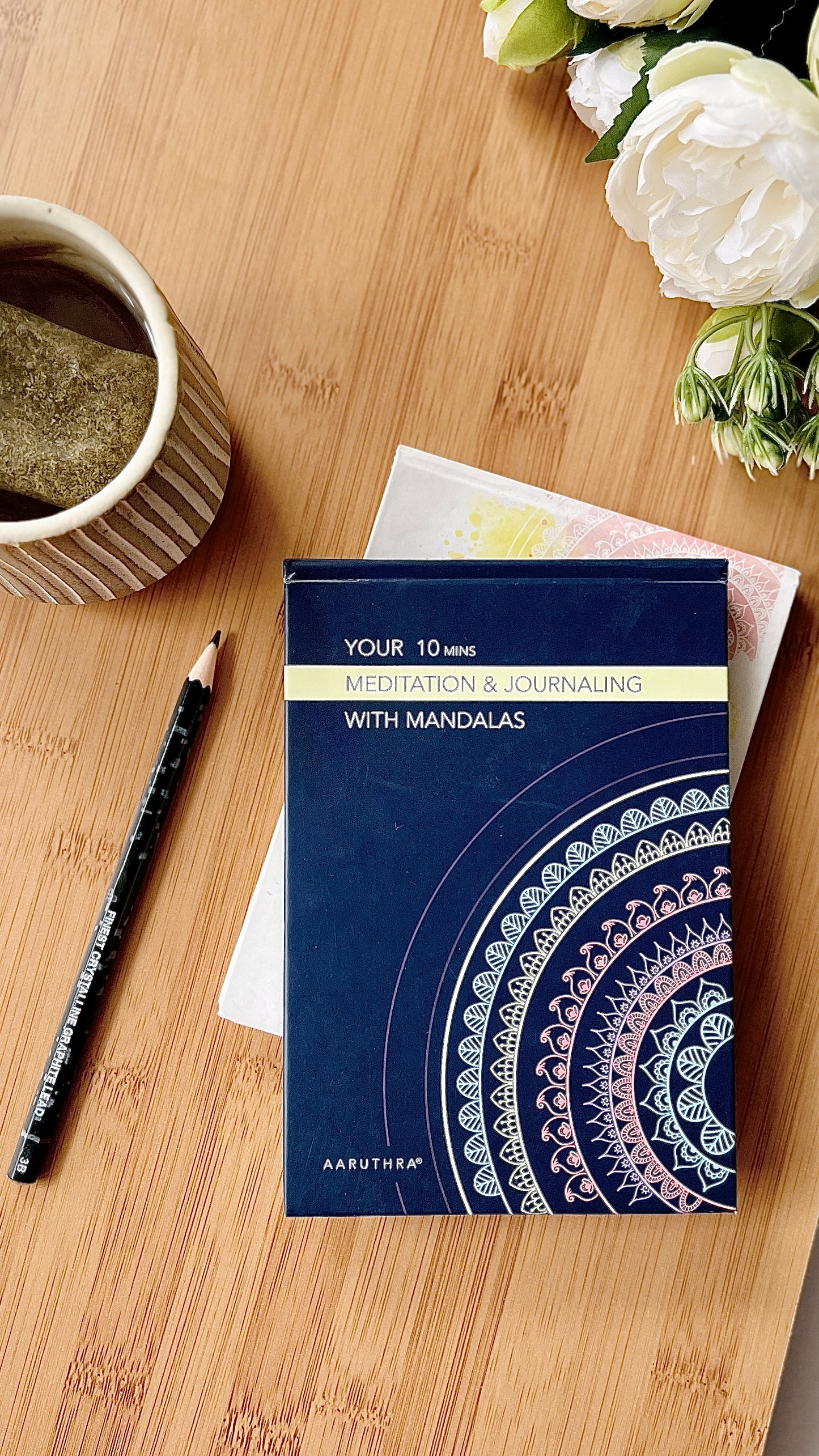 10 mins Meditation & Journaling with Mandalas | Blue Night