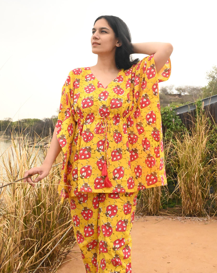 Love Bug Chill Jams Cotton Co-ord Set