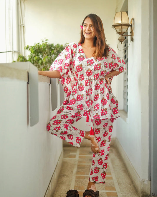 Love Bug Original Chill Jams Cotton Co-ord Set