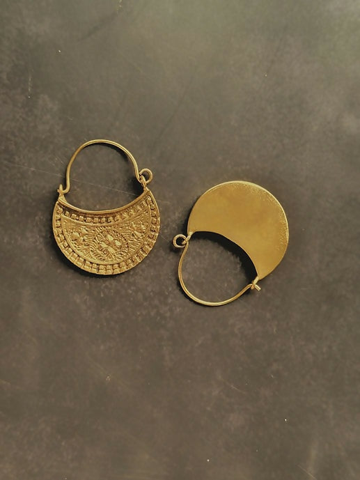 Naqqash Brass Earrings