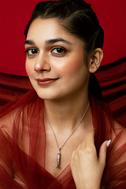 Machali Pendant - Silver Fish Pendant