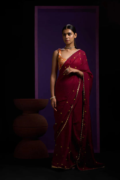 Noori Organza Handwork Saree