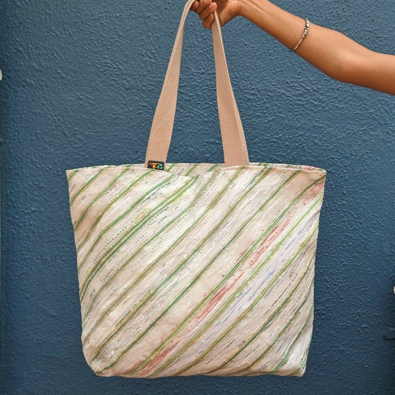 Upcycled Handwoven: The Beach Bag