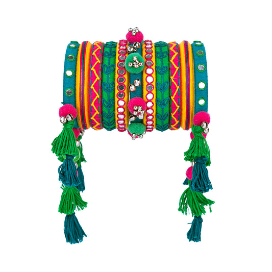 Nandini Tassel Bangle Set