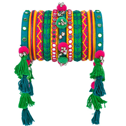 Nandini Tassel Bangle Set