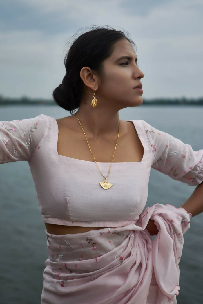 Pink Pepper Embroidered Blouse