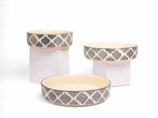Ceramic Snacks Tray Set of 3