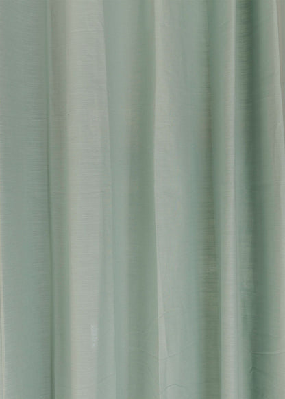 Room Darkening - Nile Blue Pure Cotton Plain Curtain