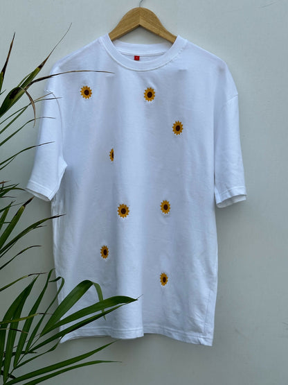 White Sunflower Tshirt