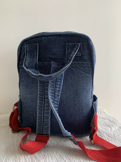 Denim Blue Backpack