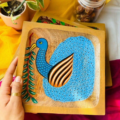 Mudit - Square Wooden Platter