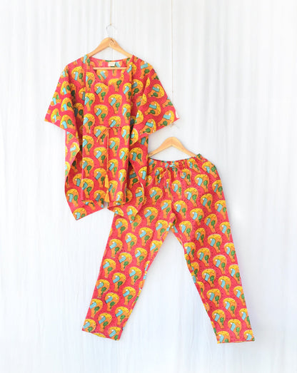 Paradise Chill Jams Cotton Co-ord Set