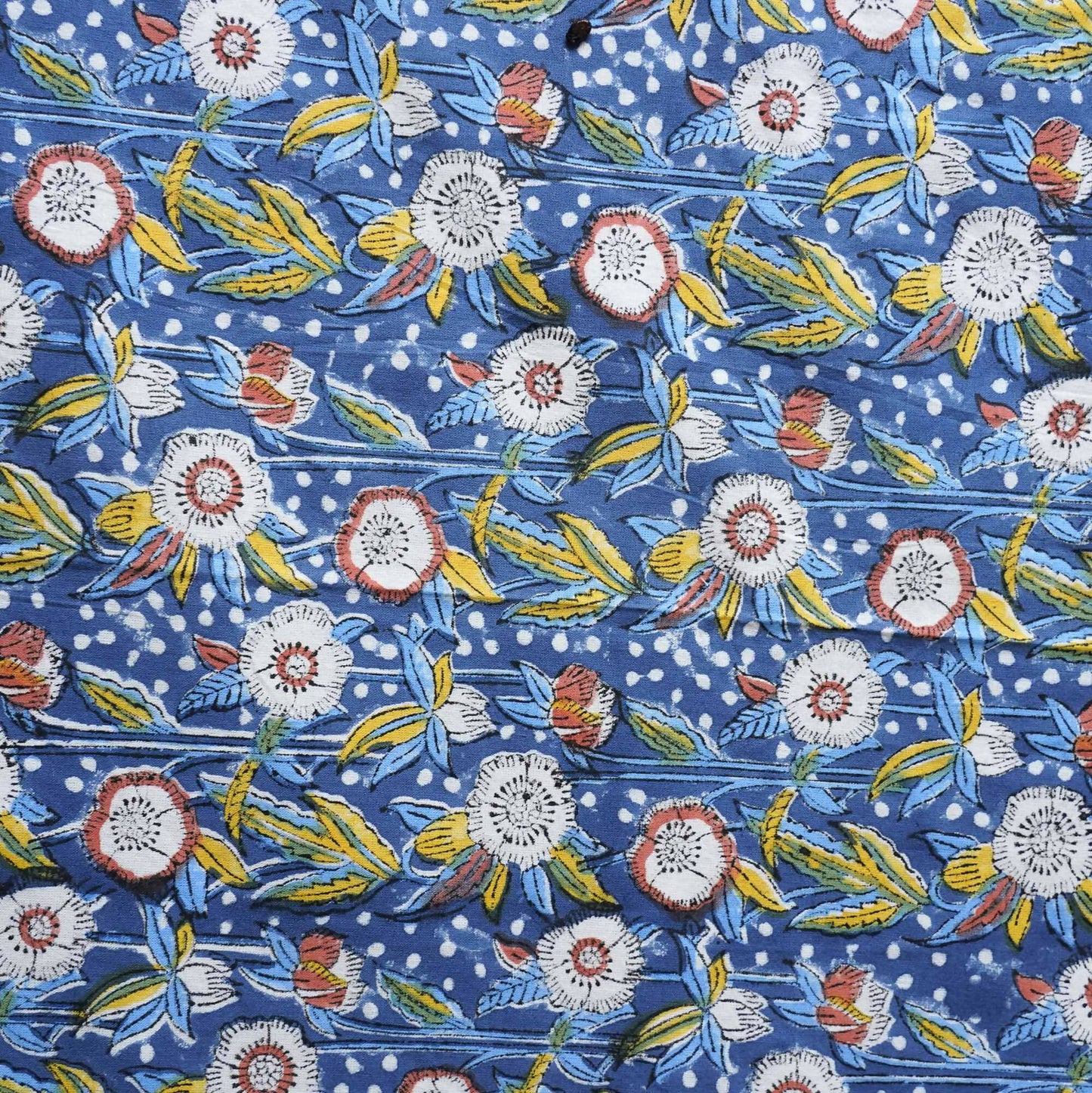 Starry Night - Handblock Bedsheet (108x108 Inches)