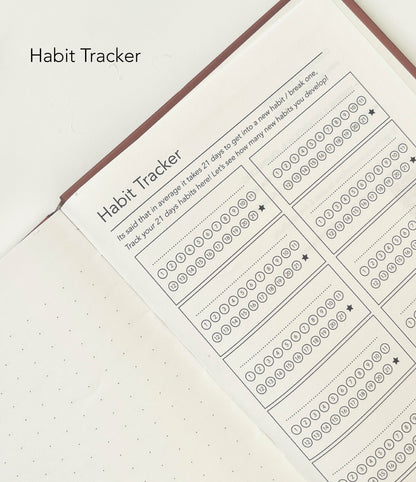 PlanDoReflect: Undated Yearly Planner + Guided Journal | Classic White