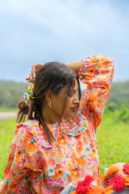 Picnic Date Sweet Child o Mine Cotton Collared Top