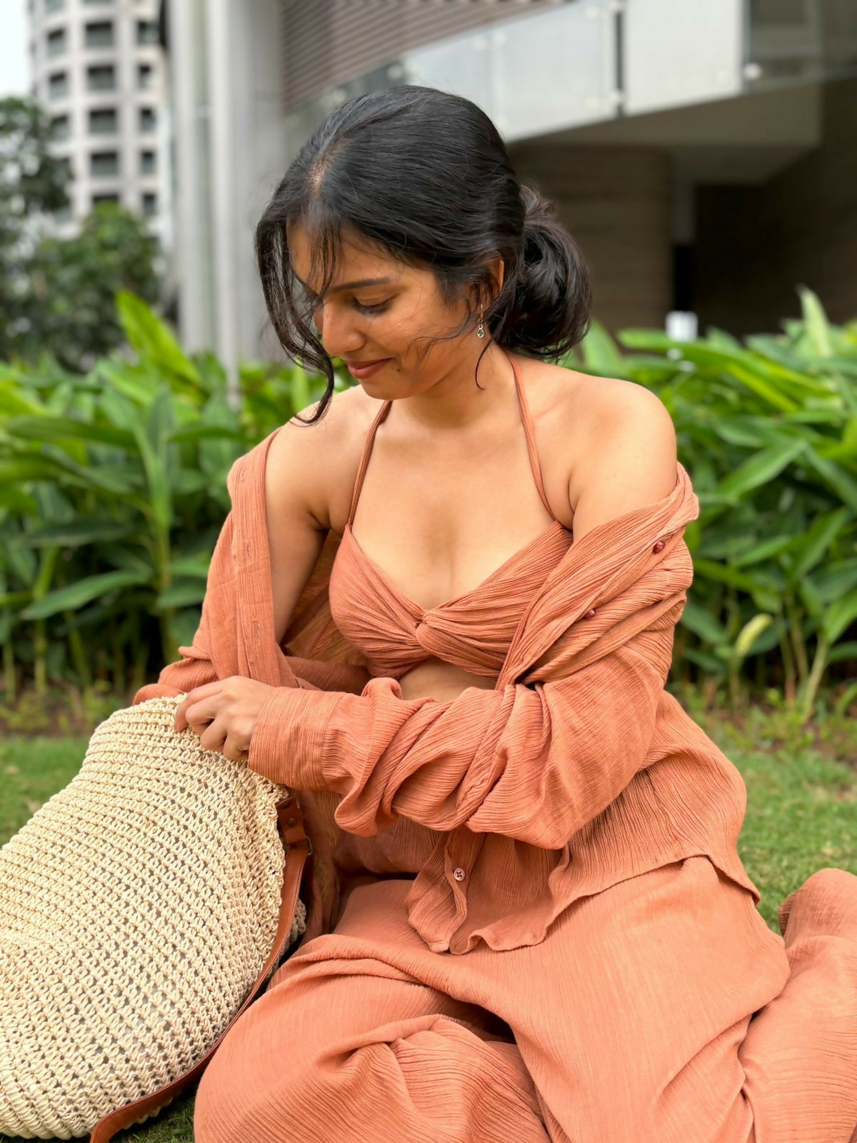 Coral Bralette Top