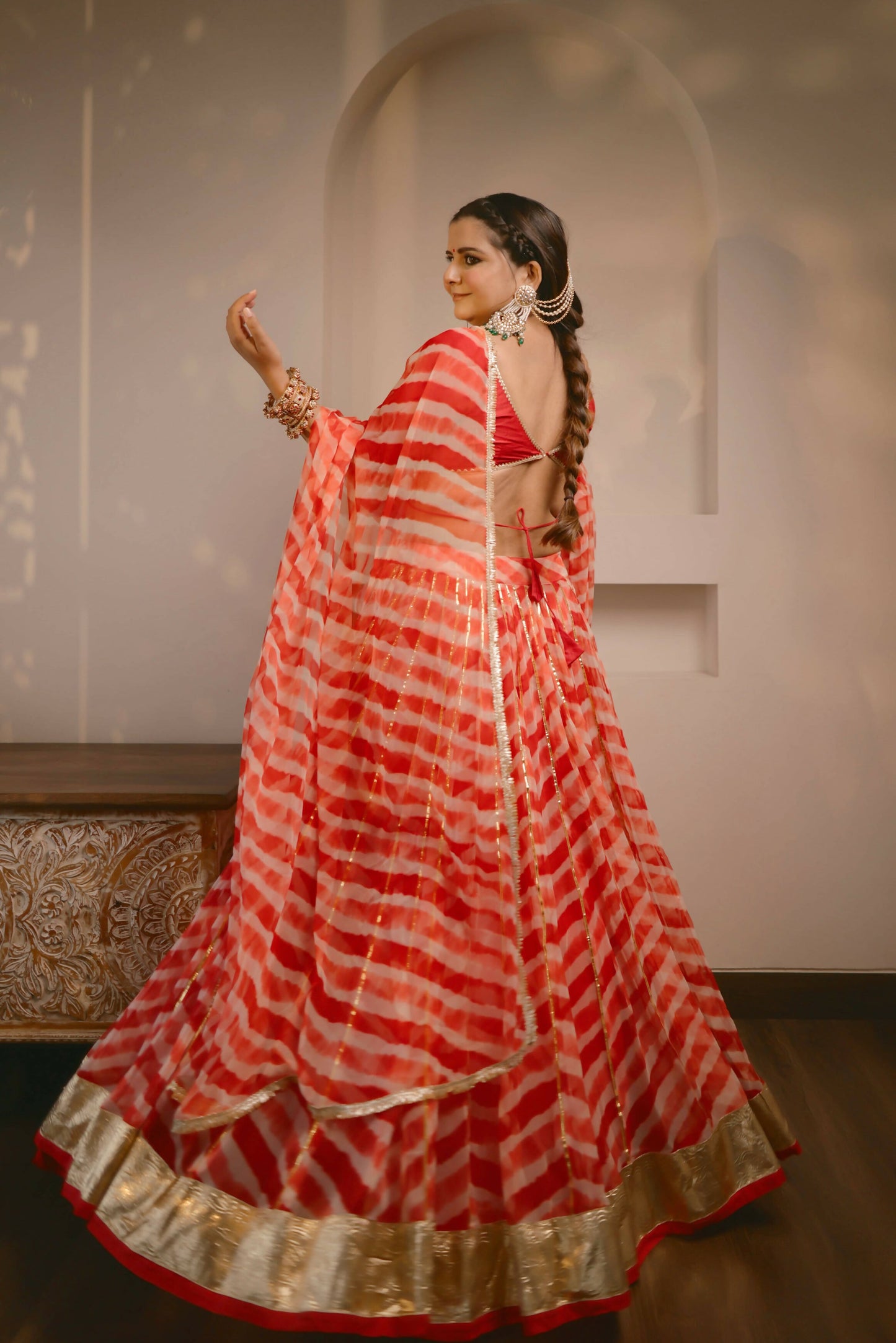 Shloka Leheriya Lehenga