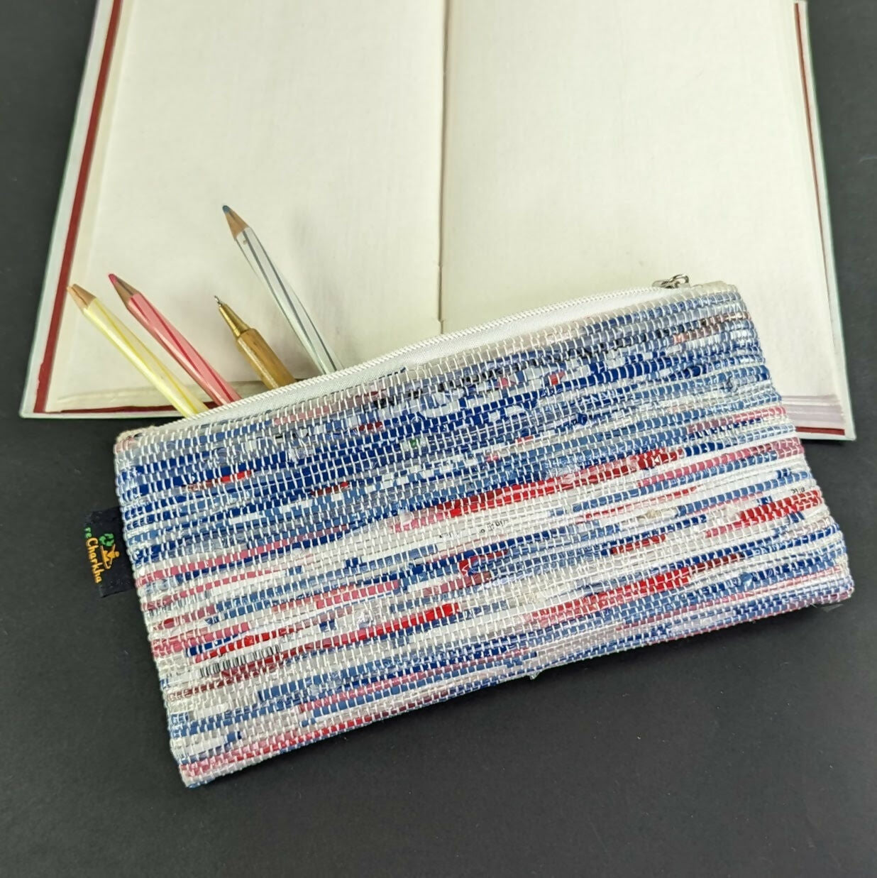 Upcycled Handwoven: Pencil Pouch