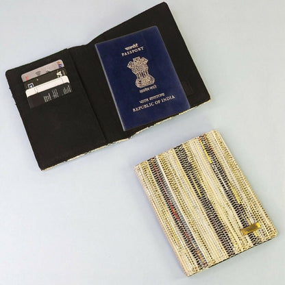 Upcycled Handwoven: Passport Cover