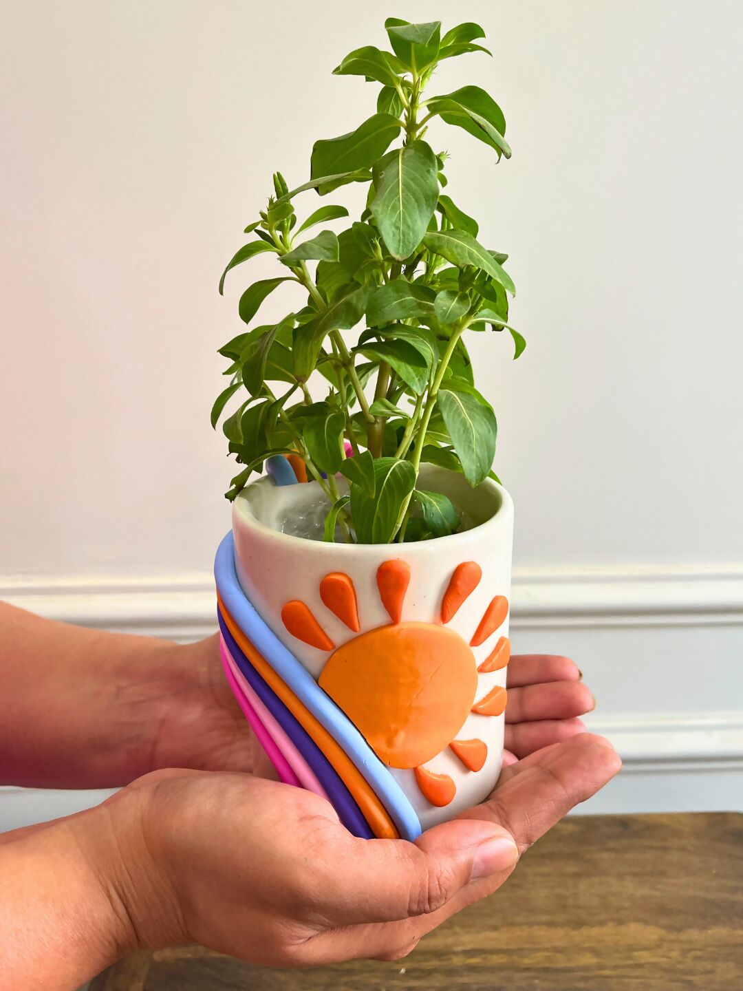 Sunny Days Ceramic Planter