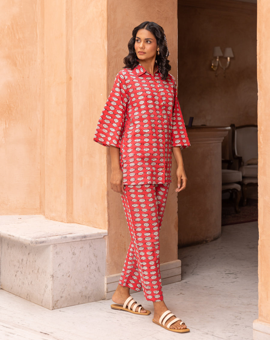 Nazar Battu Cotton Co-ord Set