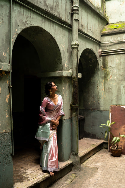 Reign of Love Mulberry Silk Tissue Saree