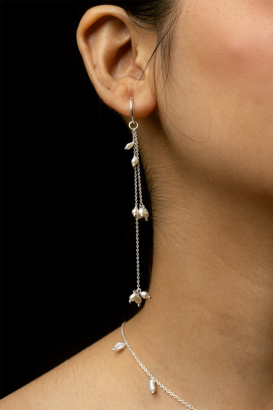 Rohini Rice Pearl Baali Danglers