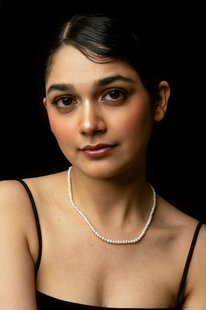 Rukmini Pearl String Necklace