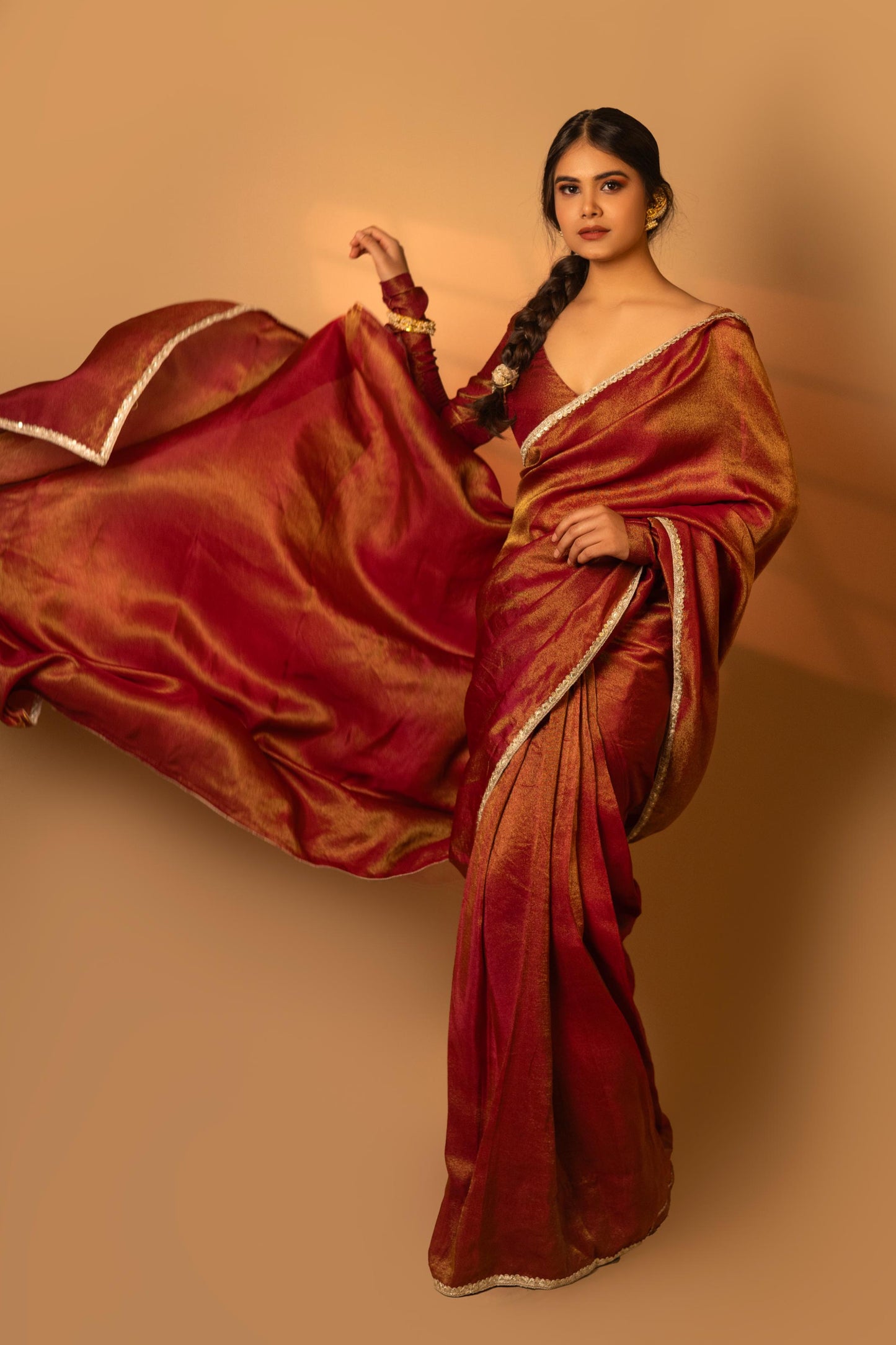 Rekha Ready to wear Cosmosilk Saree
