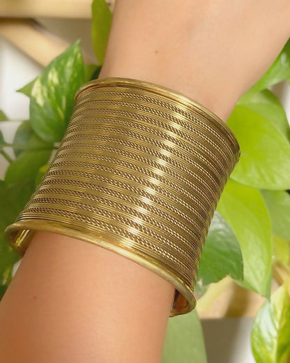 Prima Donna Brass Wrist Cuff