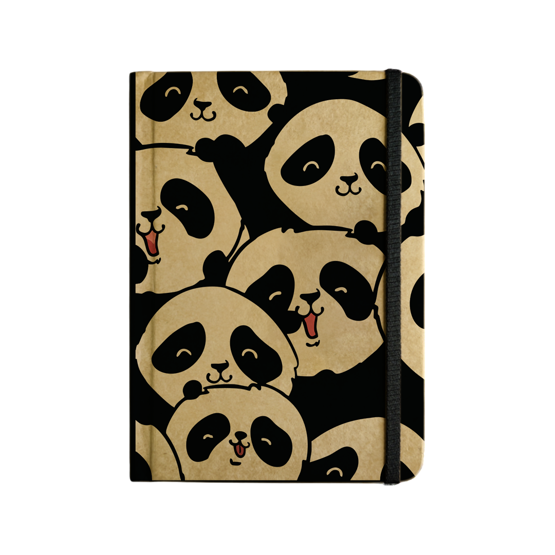 Seeking Panda - A5 Hardcover Handcrafted Diary | Notebook