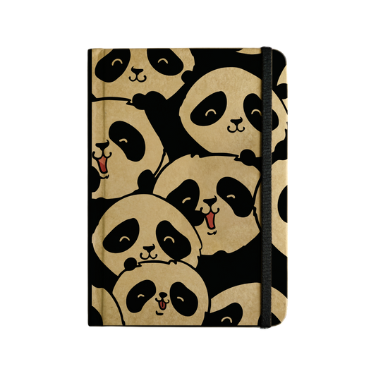 Seeking Panda - A5 Hardcover Handcrafted Diary | Notebook