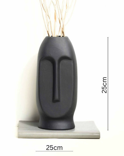 Premium Matte Nordic Face Vase