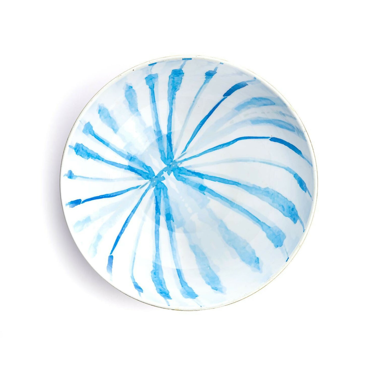 Serving Bowl Metal Shibori 12"