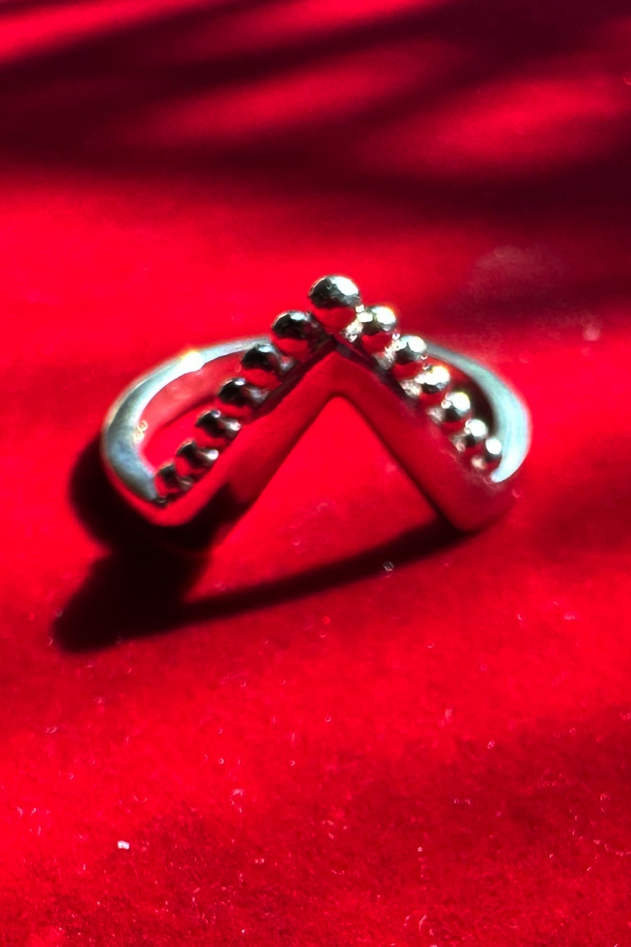 Samriddhi Ghodo Silver V Ring