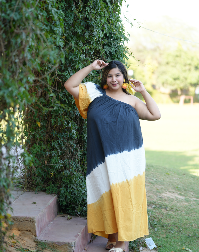 Dhriti Shibori Dress