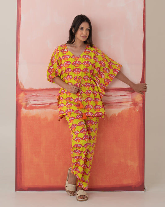 Seashells Chill Jams Cotton Co-ord Set